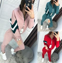 Women Clothes Two Piece Sets 2 piece woman set womens sweat suits joggers Plus Size foreign trade women's new sports and leisure set