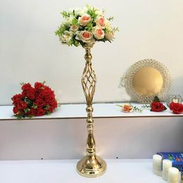 New product ! table metal stand centerpieces,gold floral stand , flower vase gold senyu0373