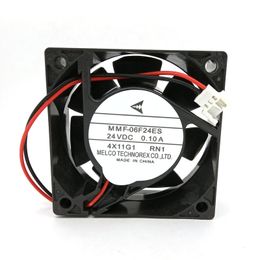 New Original Nidec Inverter fan for Mitsubishi MR-J2S drive NC5332H42 MMF-06F24ES 24V 0.10A 60*60*25MM