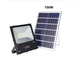 Solar Flood Light 20W30W 50W 100W 200W Spotlight Yard Lamp IP66 White Auto LED Solar Lamp for Garden Street Pool