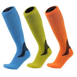 Men Women Soccer Socks Breathable Knee High Football Outdoor Sports Socks Training Long Stocking Unisex Compression Socks