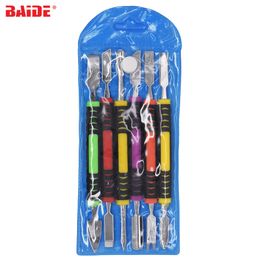 6 in 1 Metal Pry Tools Kit Prying Spudger Double Head Colourful Repair Opening Tool for Phone Tablet PC Fix Revamp