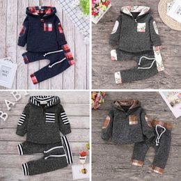 ins spring fall kids clothing 2 pcs sets hoodies pants baby kids clothing two piece sets kids outwear casual outfit sets