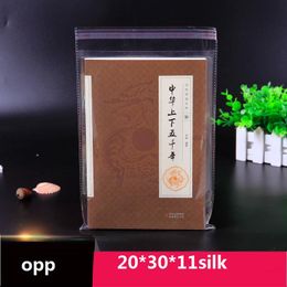 20x30cmx11silk Opp Bag Self-adhesive Transparent Packaging Clothes Jewelry Packaging