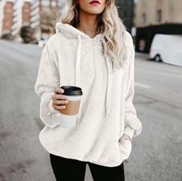 Fashion-Sherpa Hoodies 16 Styles S-5XL Half Zipper Loose Soft Patchwork Sweatshirts Hooded Pullover Tops 5pcs OOA7231-1