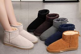 Classic design 58541 mini snow boot Brand Women popular Australia Genuine Leather Boots Fashion Women's Boot