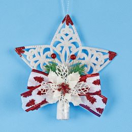 Christmas Tree Top Star Plastic Stella Di Natale Puntale Dell Albero Di Natale Per La Tabella Decorazione Del Mestiere Di Natale Accessori Fai Da Te