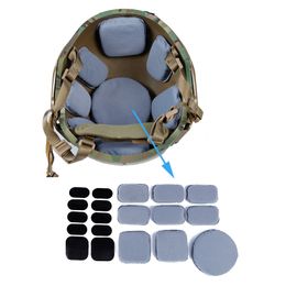 Airsoft Gear Helmet Accessory Tactical Fast AF Memory Foam Sponge Inner Cushion Pad with Sticker NO01-121