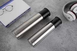 New Design 500ml Stainless Steel Sports Bullet Vacuum Flask Bullet Water Bottle Portable Vacuum Insulated Water Bottle Free shippng