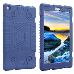 Drop resistance Tabelt Cases Soft Flexible Silicone Cover for Amazon Kindle Fire 7 DH8 2015 2016 2017 2018 2019 iPad 9.7 5th 6th Baby Skin Toching Felling