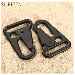 Sling Clips Quick Release Spring Carabiner Snap Hook Strap Keychain Buckle Rope Attachment Outdoor Tools
