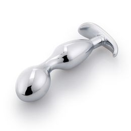 Large size Prostate massager Fun G-spot Metal Anal beads Hook Butt Plug jewelry crystal Adult Sex toy for men women Y200421
