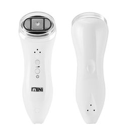 Portable Mini Hifu Focused Ultrasound Bipolar RF Face Neck Lifting Beauty Machine Lift Massager Wrinkle Removal Tightening Radio Frequency