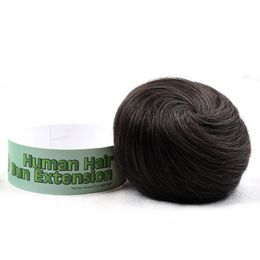-Bella Hair 100% Human Hair Buns Extension Donut Chignon Hairpieces Para mulheres e homens instantâneos up Do Style Bun Piece #1B #2 #4 #8 #27 #30