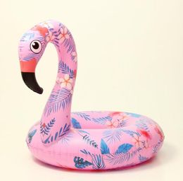 New design selva print flamingo swim rings mattress water sports lounger chair inflatable floating water pool swimming ring wholesale