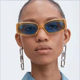 Luxo Itália Designer senhora quadrado óculos de sol mulheres vintage transparente amarelo azul sol óculos para fêmea UV400