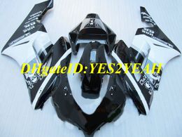 Custom Motorcycle Fairing kit for Honda CBR1000RR 04 05 CBR 1000RR 2004 2005 CBR1000 ABS White gloss black Fairings set+Gifts HM66
