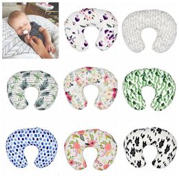 Baby Pillow Case Nursing Soft Pillow Covers Infant Cuddle U-Shaped Pillowcase Car Sofa Cushion Cover Kids Feeding Waist Pillowcase TL176