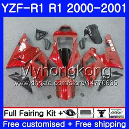 Silver flames Body For YAMAHA YZF 1000 YZF R 1 YZF-1000 YZFR1 00 01 Frame 236HM.25 YZF-R1 00 01 Bodywork YZF1000 YZF R1 2000 2001 Fairing