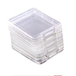 Protection Case Card Container Memory Card Boxs Tool Plastic Transparent Storage Easy To Carry Practical Reuse