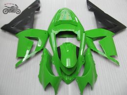 High quality motorcycle fairing kits for Kawasaki 2004 2005 Ninja ZX10R 04-05 green black ABS plastic fairings parts ZX-10R 04 05 ZX 10R