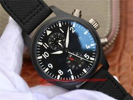 Mens Luxury Top Quality 44X16.5mm Chronograph ETA 7750 Movement Automatic Mens Ceramic case Composite Fibre Watches