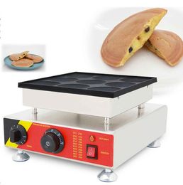 Food Processing Electric Mini Round Waffle Maker Dorayaki Pancake Machine