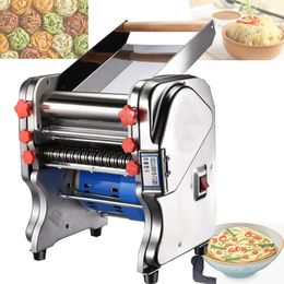 Pressing flour machine home electric automatic pasta machine stainless steel noodle cutting dumpling skin machine for restaurant