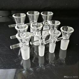 Transparent glass adapter 18mm , New Unique Glass Bongs Glass Pipes Water Pipes Hookah Oil Rigs Smoking with Dropper