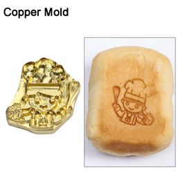 High Quality Customised LOGO Copper Brass Stamp Wood Leather Paper Skin Bread Cake Die Iron Heating Emboss DIY Mould Carving Brand Printing