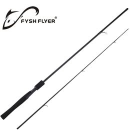 1.8m Carp Spinning Fishing Rod, 2 Sections Lure Fishing Rods, New, 6-12 LB Weight, Light and Soft, Carbon And Fibreglass