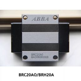 4pcs/lot Original Taiwan ABBA BRC20AO/BRH20A Linear Flange Block Carriage Linear Rail Guide Bearing for CNC Router Laser Machine