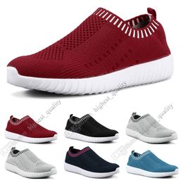 Best selling large size women's shoes flying women sneakers one foot breathable lightweight casual sports shoes running shoes Seven