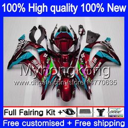 Injection OEM For KAWASAKI ZX-10R 1000CC 2016 2017 2018 335MY.29 ZX1000 ZX 10 R ZX 1000 ZX 10R ZX10R 16 17 18 100% Fit Wine red Fairing