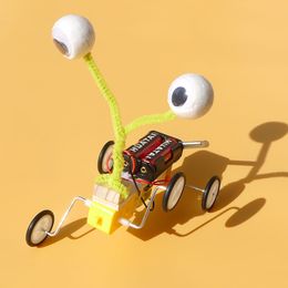 experimental teaching aids and equipment for small-scale scientific technological inventions electric motor robot crawler toys wholesale Science