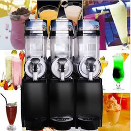 110v 220v three-cylinder cold drink snow slush machine commercial high-quality electric smoothie snow melting machine