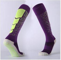 Non-slip wear-resistant football socks Thickened towel bottom rubber socks Comfortable wear-resistant long tube sports socks