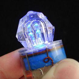 LED Fishing Light Deep Drop Underwater Diamond Shape Flashing Light Bait Lure