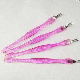 Cosmetic Nail Art Tool Dead Skin Fork Trimmer Peeling Knife Cuticle Remover Salon Cuticle Pusher Pink Color