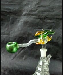 Faucet pans glass bongs accessories   , Glass Smoking Pipes colorful mini multi-colors Hand Pipes Best Spoon glas