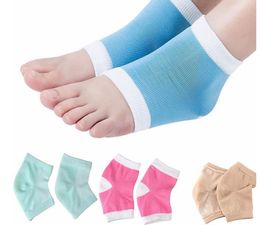 Gel Heel Socks Moisturing Spa Gel Socks 4 Colors Feet Care Cracked Foot Dry Hard Skin Protector Heel Support 2pcs/pair