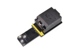 Freeshipping eMMC test Socket to SD eMMC adapter for nand flash testing for BGA169/153 with 5 size limiters for data recovery from Phones