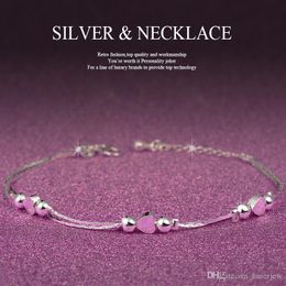 Bracelets & Bangles Fashion 925 Sliver Jewellery Heart Charm Bracelets Fashion Jewellery Bracelets