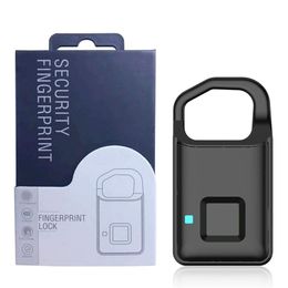 padlock picks UK - ot USB Rechargeable Smart Lock Keyless Fingerprint Waterproof Anti Theft Security Padlock Door Luggage Case locksmith tools pick power