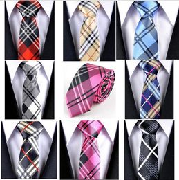 Grey Geometric Mens Tie Silk Necktie Business Jacquard Woven Set Classic SN-1147