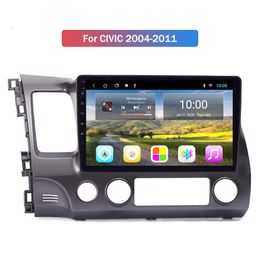 2G RAM 9 inch Android Car GPS Video Navigation For Honda CIVIC 2004 2005 2006 2007-2011 Support Stereo Audio Radio Bluetooth