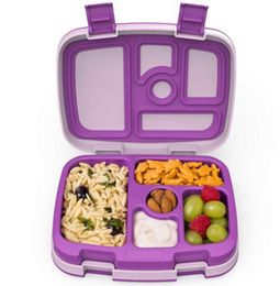 -Bento Box Estilo japonés Envase de comida Almuerzo térmico Caja de almuerzo de arroz Cáscara de trigo Paja de la comida PP PP School Bowls Comida rápida Caja de almuerzo separado