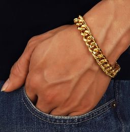 Descarte foso Ejecutable Pulseras para hombre de acero de titanio Personalidad robusta Pulsera de cadena de enlaces cubanos 22 cm (plata de oro plata antigua) Descarte foso Ejecutable Pulseras para hombre de acero de titanio Personalidad robusta Pulsera de cadena de enlaces cubanos 22 cm (plata de oro plata antigua)
