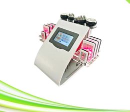 6 in 1 spa professional vacuum butt lifter ultrasonic cavitation rf lifting lipolaser slimming lipo laser machine