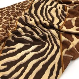 Wholesale- style good quality 45% silk 55% cashmere material print pattern long scarves for women big size 200cm - 110cm